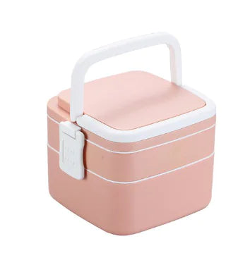 Portable Double-Layer Food Storage Container - Imagem 2